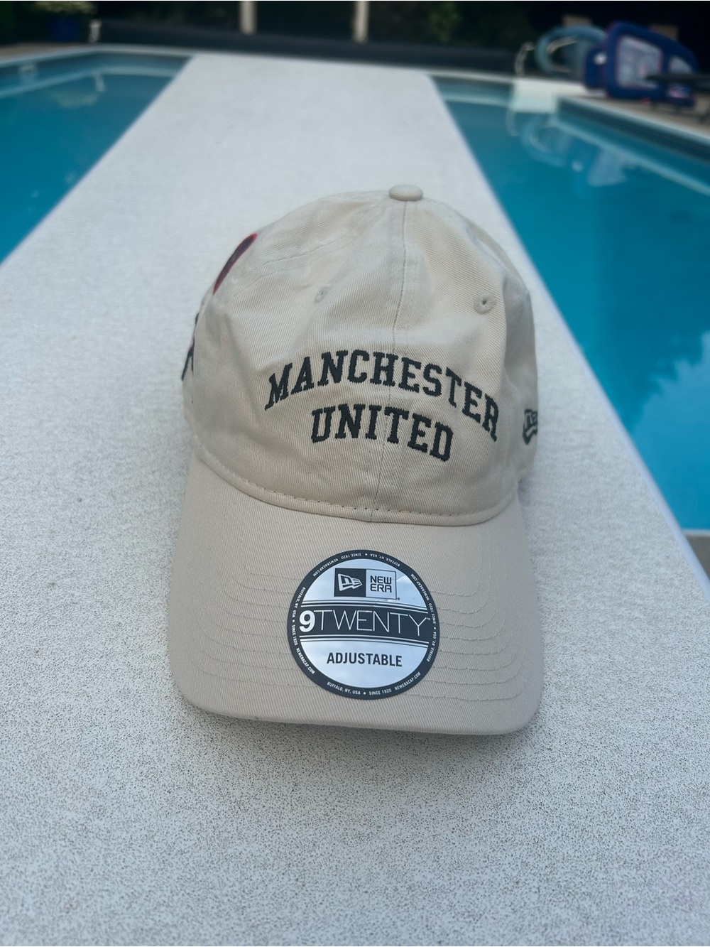 RARE New Era Manchester United 9twenty side multi patch hat; NWT